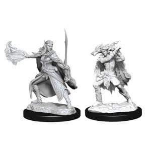 D&D: Nolzur's Marvelous Unpainted Miniatures (Wave 15): Winter Eladrin & Spring Eladrin