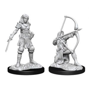 Pathfinder Battles Deepcuts Unpainted Miniatures (Wave 15): Human Fighter Female