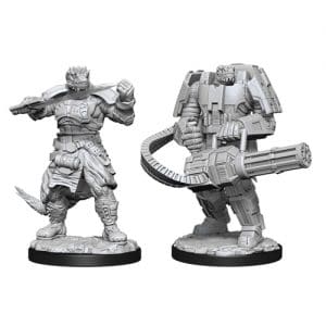 Starfinder Battles Deep Cuts Unpainted Miniatures (Wave 15): Vesk Soldier