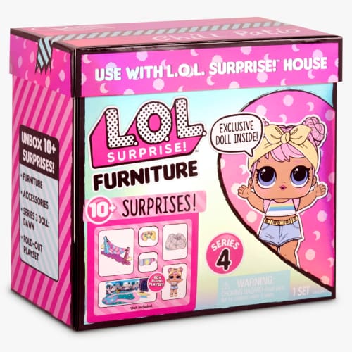 L.O.L. Surprise Furniture with Doll - Wave 4 Assorted (One Supplied)