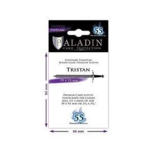 55 x Paladin Card Sleeves: Tristan (59mm x 92mm)