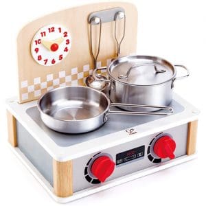 Hape 2-in-1 Kitchen and Grill Set