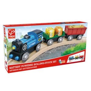 Hape Battery Powered Rolling-Stock Set
