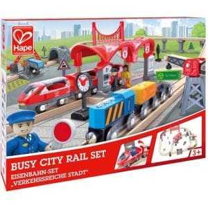 Hape Busy City Rail Set