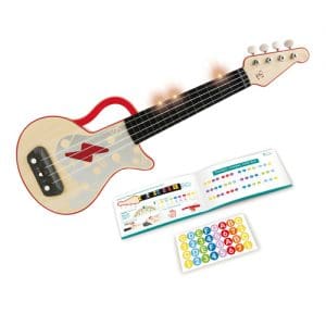 Hape Learn with Lights Ukulele - Red
