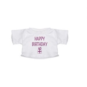 Happy Birthday T-shirt for Teddy Bear