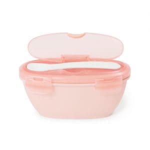 Skip Hop 2 Pack Easy Grab Bowls Grey and Soft Coral