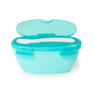 Skip Hop 2 Pack Easy Grab Bowls Grey and Soft Teal