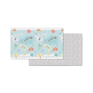 Skip Hop Doubleplay Reversible Playmat-Little Travellers