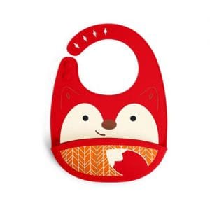 Skip Hop Zoo Silicone Bib -Fox