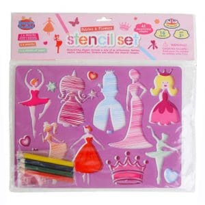 Bag of Stencils - Princess Butterflies Fairy