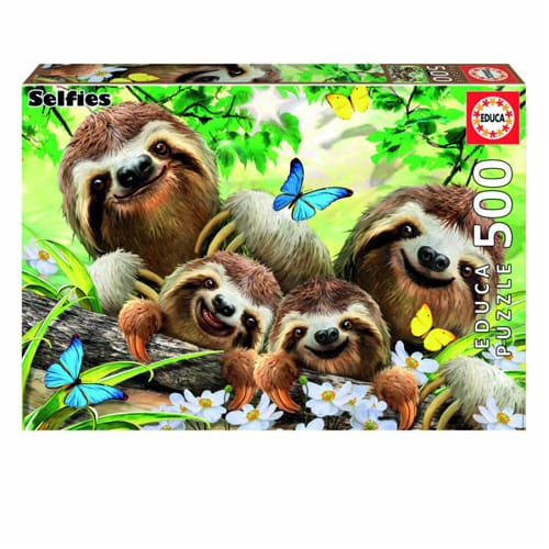Sloth Family Selfie 500pc Jigsaw Puzzle