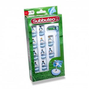 Subbuteo Light Blue and White Player Set