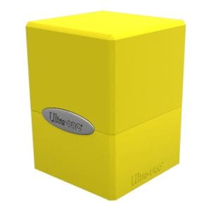 Satin Cube - Lemon Yellow