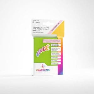 Gamegenic Prime Japanese Sized Sleeves Lime (60)