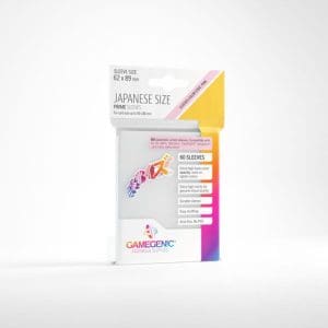 Gamegenic Prime Japanese Sized Sleeves White (60)