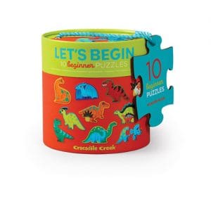 Crocodile Creek 2-piece Let's Begin Puzzle: Dinosaurs