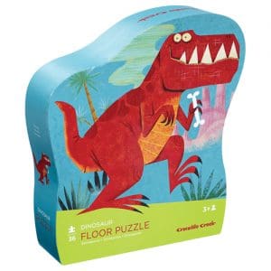 Crocodile Creek 36-piece Shaped Puzzle: Dinosaur