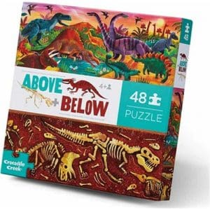Crocodile Creek 48 pieces Above & Below: Dinosaur World