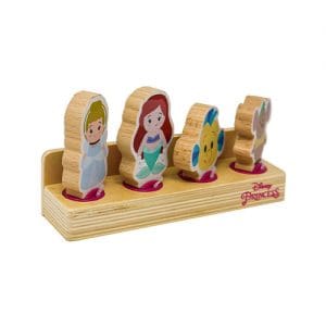 Disney Princess Wooden Princess 4-figure Set