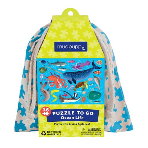 Mudpuppy Puzzle To Go: Ocean Life | Toys | Toy Street UK
