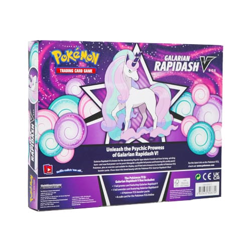 Pokemon TCG: Galarian Rapidash V Box | Toys | Toy Street UK