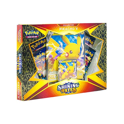 Shining Fates Multicoloured for sale online Pokémon TCG Pikachu V Box