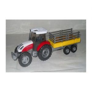 Tractor & Open Trailer