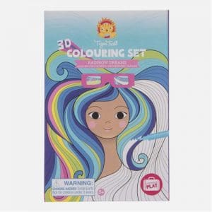 Tiger Tribe 3D Colouring Set: Rainbow Dreams