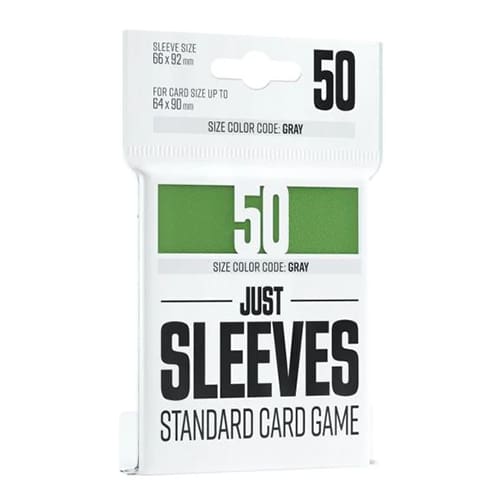 Gamegenic Just Sleeves: Standard Card Game Green (50)