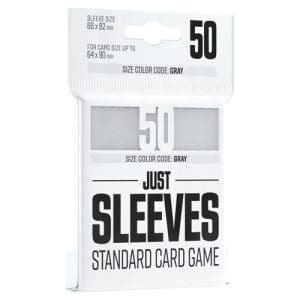 Gamegenic Just Sleeves: Standard Card Game White (50)
