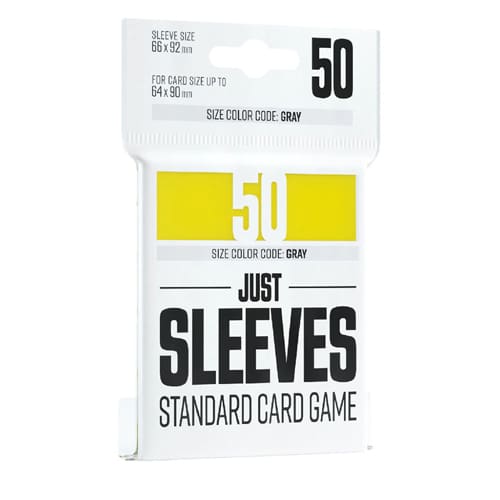 Gamegenic Just Sleeves: Standard Card Game Yellow (50)