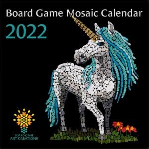 2022 Board Game Mosaic Calendar