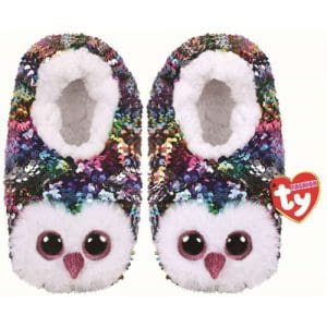 *A Grade* Owen Owl Slippers Sequin - Small
