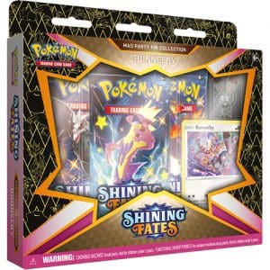 *A Grade* Pokemon TCG: Shining Fates Mad Party Pin Collection - Bunnelby