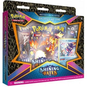 *A Grade* Pokemon TCG: Shining Fates Mad Party Pin Collection - Galarian Mr. Rime
