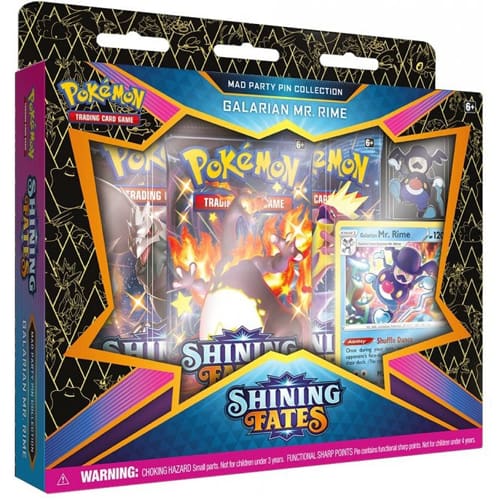 *A Grade* Pokemon TCG: Shining Fates Mad Party Pin Collection - Galarian Mr. Rime *A Grade* Pokemon TCG: Shining Fates Mad Party Pin Collection - Galarian Mr. Rime