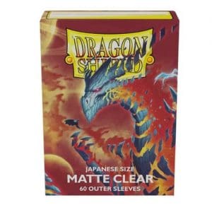 Dragon Shield Japanese Size Matte Outer Sleeves - Clear (60)