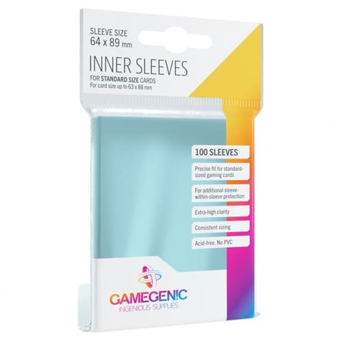 Gamegenic Closable Inner Sleeves (100)