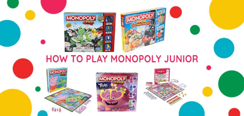 How to play monopoly junior banner
