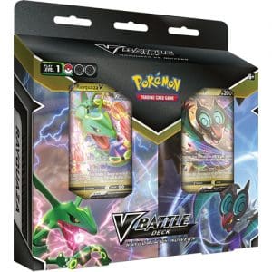 Pokemon TCG: Rayquaza V vs Noivern V Battle Deck Bundle