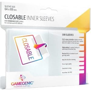 Gamegenic Closable Inner Sleeves (100)