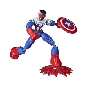 Avengers Bend and Flex Captain America Falcon
