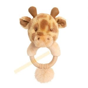 14cm Keeleco Huggy Giraffe Ring Rattle