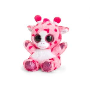 15cm Animotsu Pink Heart Giraffe
