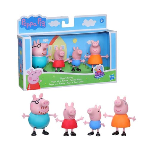 Peppa Pig: Peppa's Family 4 Pack Assorted (One Supplied)