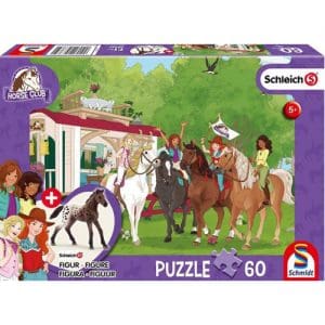 Schleich: Horse Club Meet Puzzle (60 pieces) inc. 1 figure