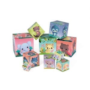 Ultra-cute Animals Square Stacking Pyramid