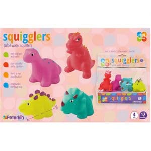 Squigglers Dino Softie Water Squirters
