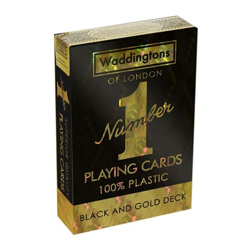 Black and Gold Waddingtons No.1 Playing Cards